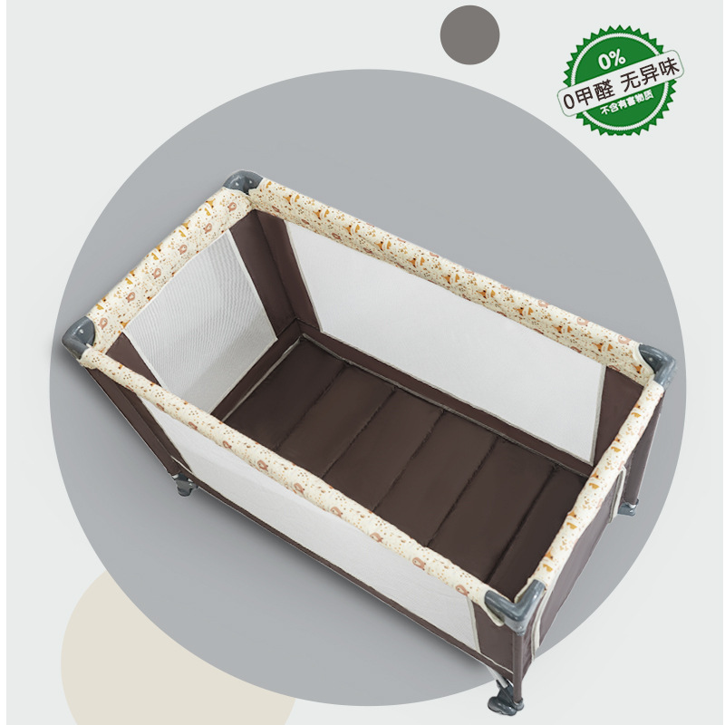 Cuna de bebé cama multifuncional para niños cama BB cama de juego portátil cama plegable cama de recién nacido cama de costura de estilo europeo