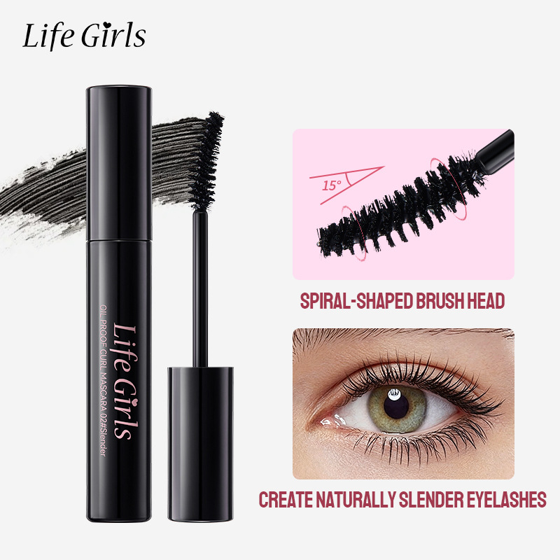 Life Girls OIL PROOF CURL MASCARA máscara de color transfronterizo maquillaje exclusivo para el mayorista de fabricantes