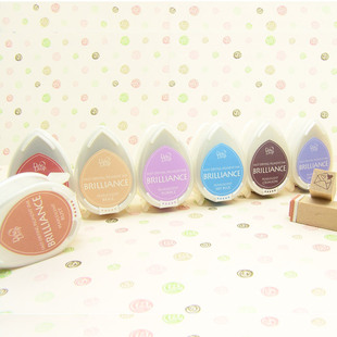 �ձ���؈Tsukineko BRILLIANCE ˮ��ӡ̨ ���ɫϵ ����ӡ��