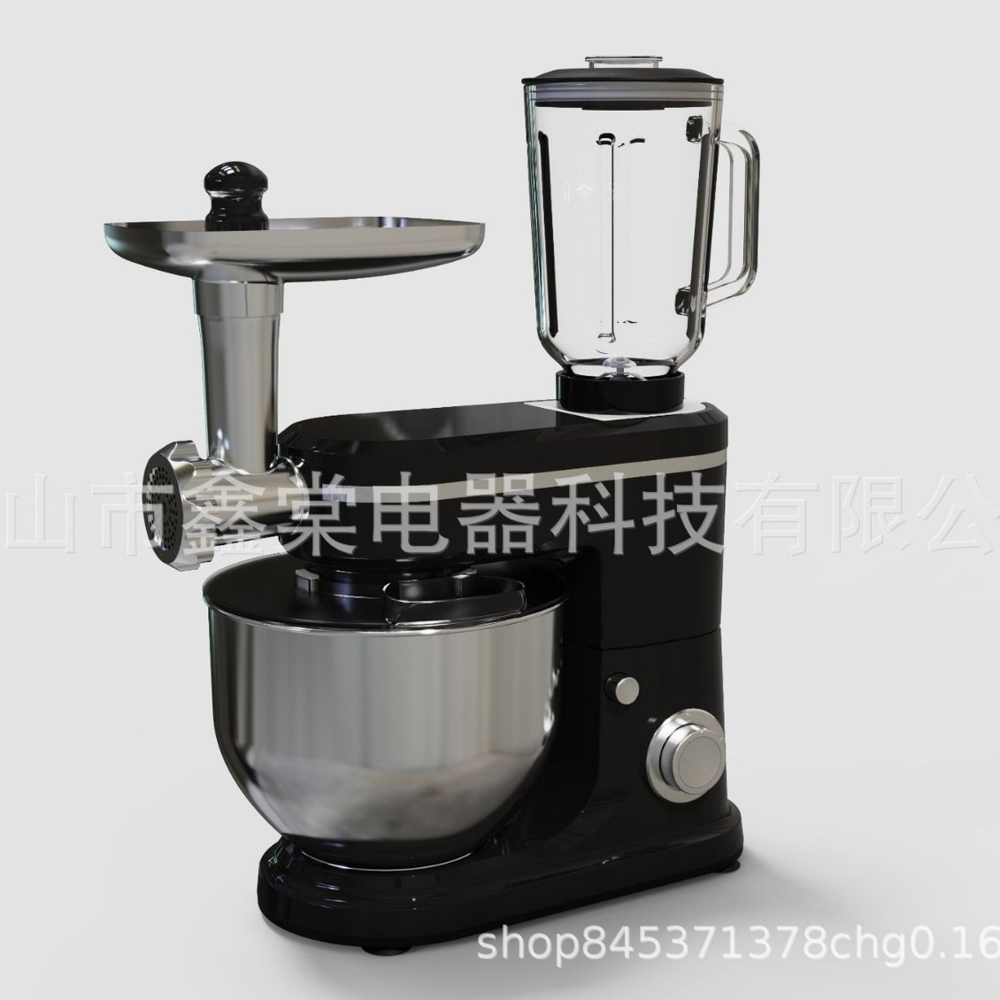 三合一厨师机6L-10L大容量和面机家用电动搅拌揉面奶油料理机跨境