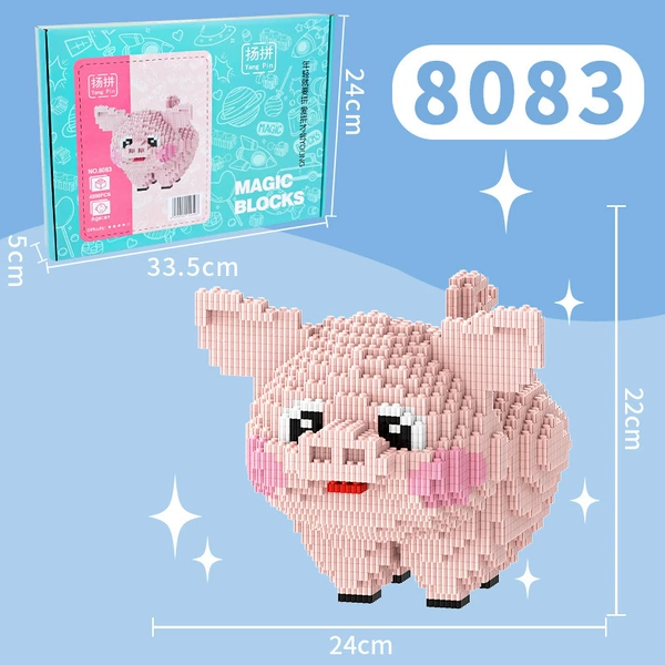 Extra large pink pig