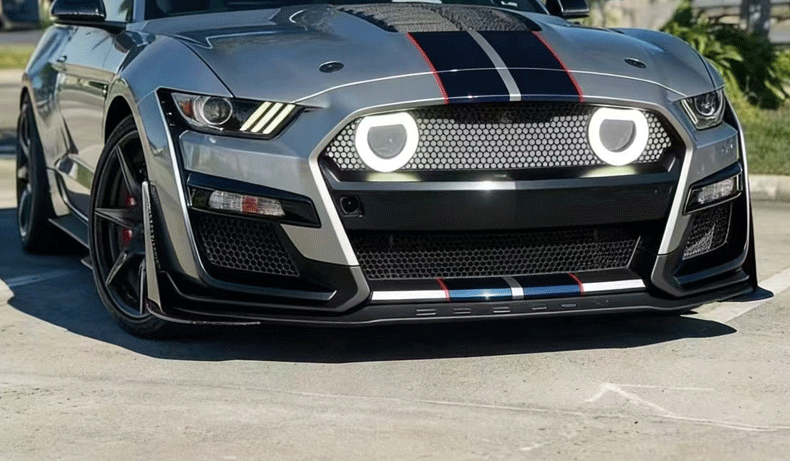 Suitable for 15-17 Ford Mustang Gt500 Front and Rear Bumper and Hood Modification Kit
