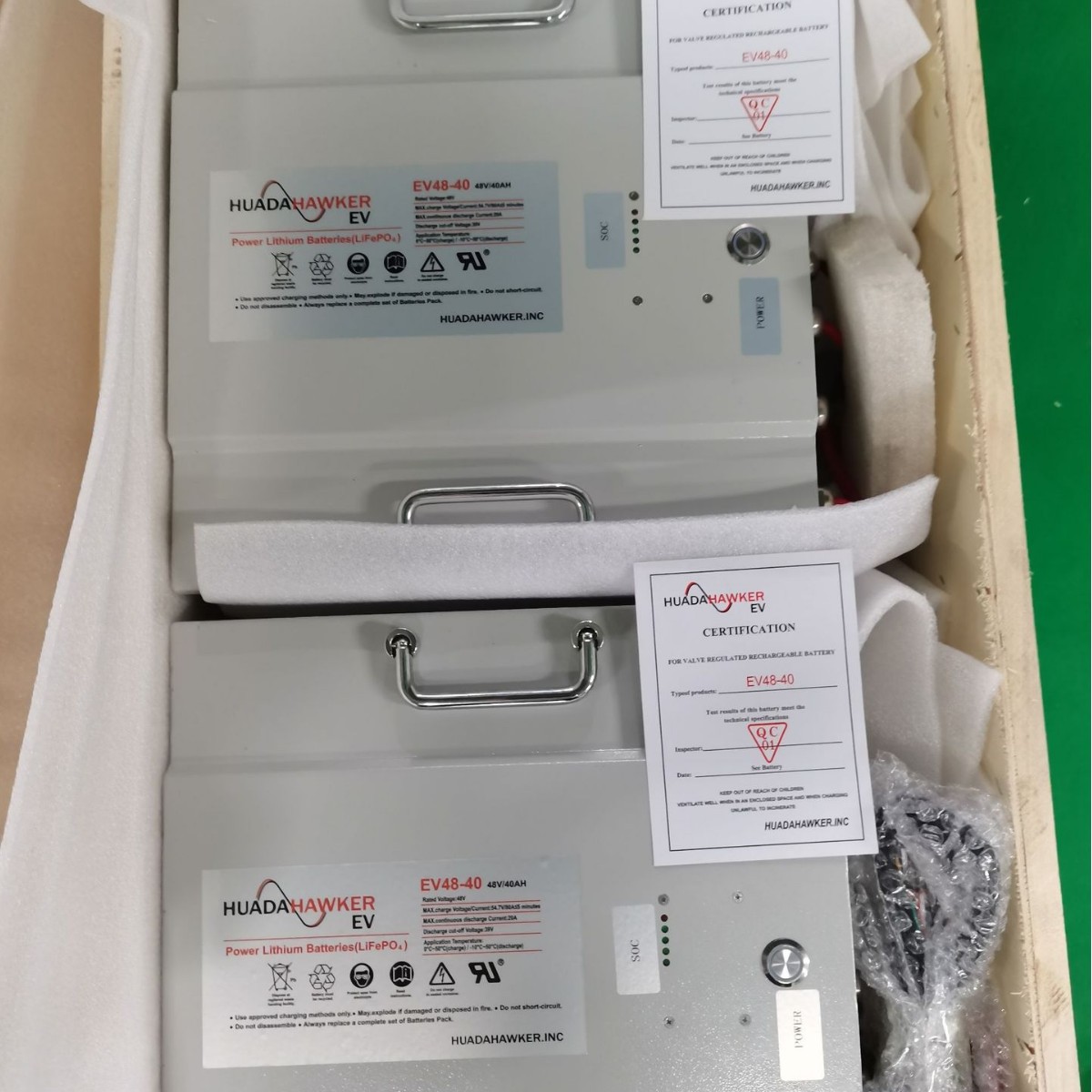 英国霍克HUADA霍克锂电池  EV48-160/48V160AH  特色锂电技术