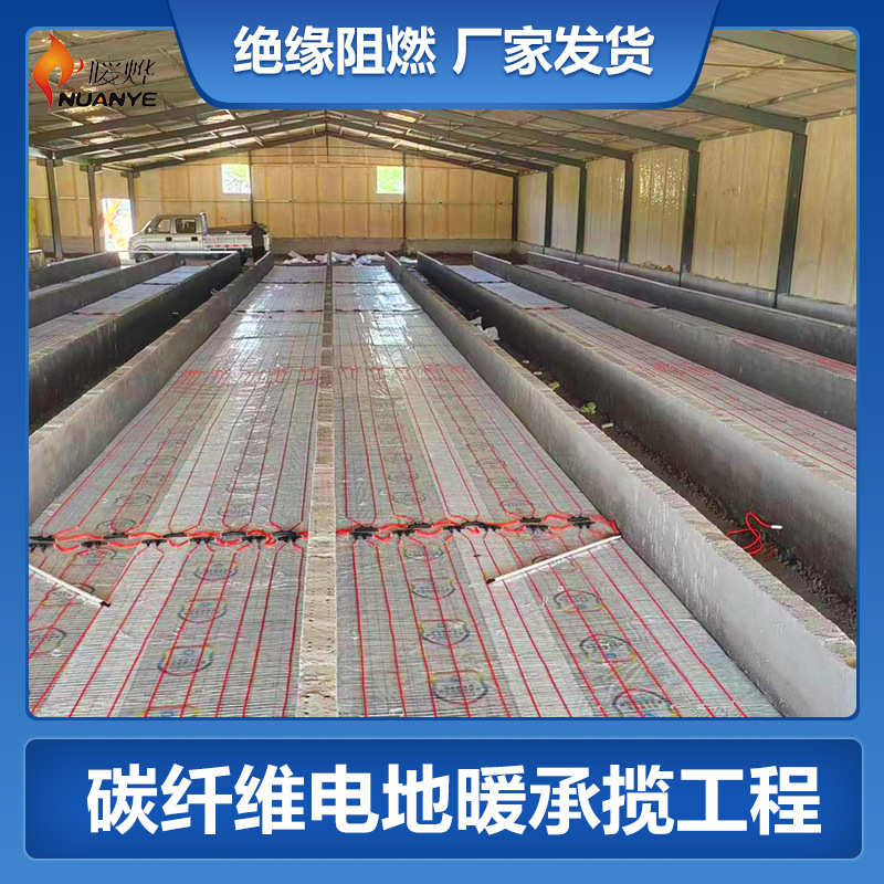 电地暖工程电地暖碳纤维 工厂养殖场发热丝 暖烨源头厂家
