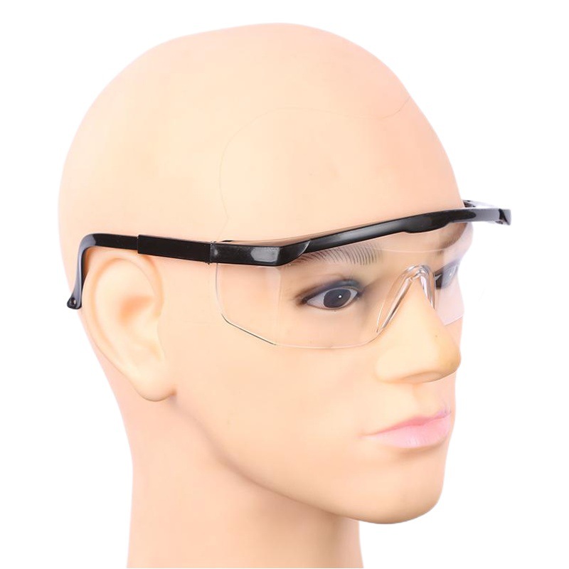 Factory wholesale telescopic leg goggles transparent riding outdoor windproof dustproof shock splash protection glasses