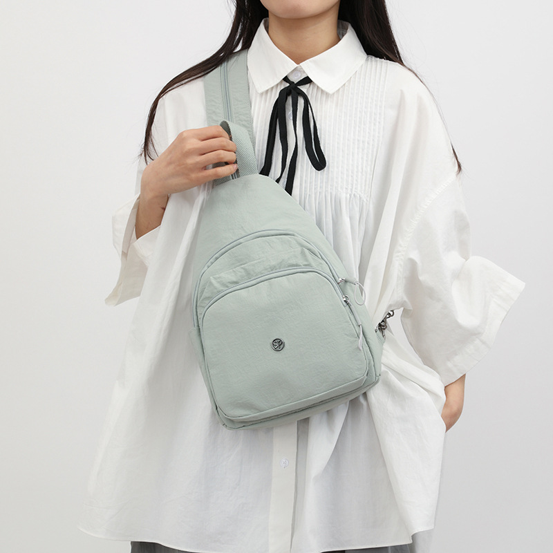 Zaino piccolo da donna 2025, nuovo zaino casual alla moda in tessuto Oxford, multifunzionale, leggero, da viaggio, a tre scopi, borsa per il seno_voghion.com