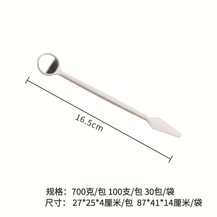 Material dental desechable espejo oral desechable espejo examen oral endoscopio oral espejo dental