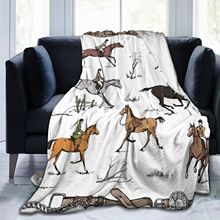 特价 法兰绒毯子动物卡通动漫马空调毯演唱会粉丝应援礼品圣诞节