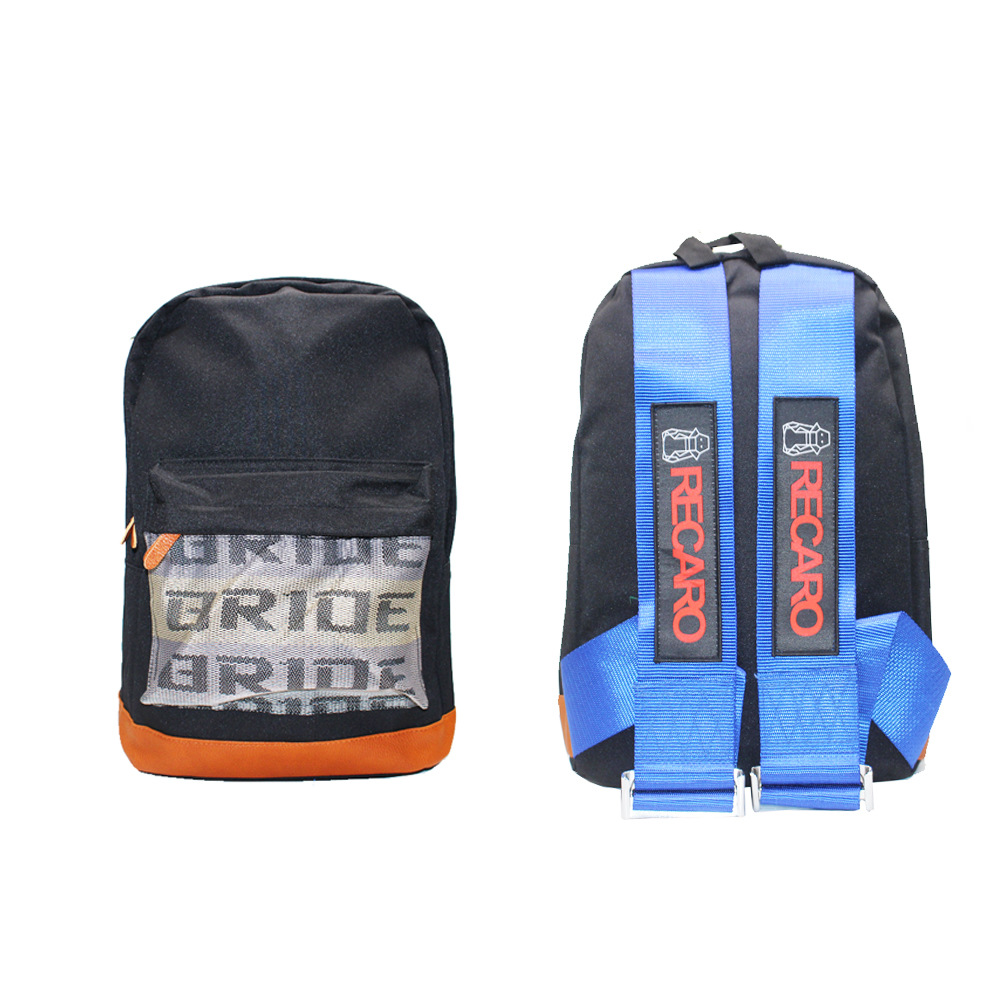 Factory Direct Supply Jdm New Takata Modified Seat Belt Small Backpack Racing Bride Backpack Computer Bag