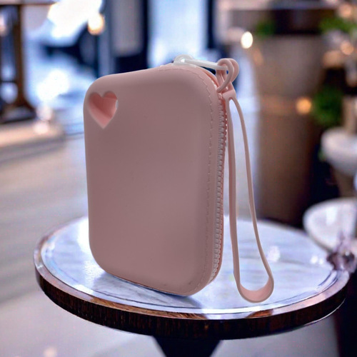 Silicone storage bag portable cute creative coin purse card holder key case data cable earphone bag silicone pet food bag