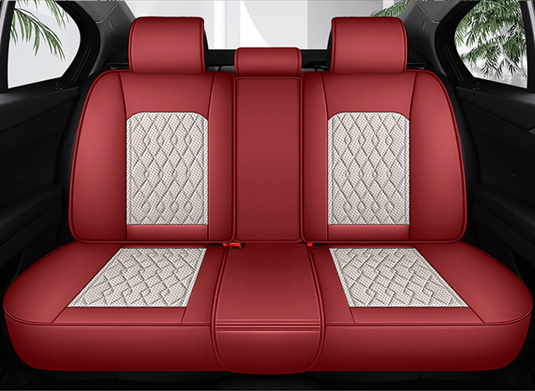 Cross-Border Foreign Trade Wholesale Manufacturers Direct Sales Car Seat Cushions for All Seasons, Fully Enclosed Seat Covers, Full Leather Seat Covers and Seat Cushions