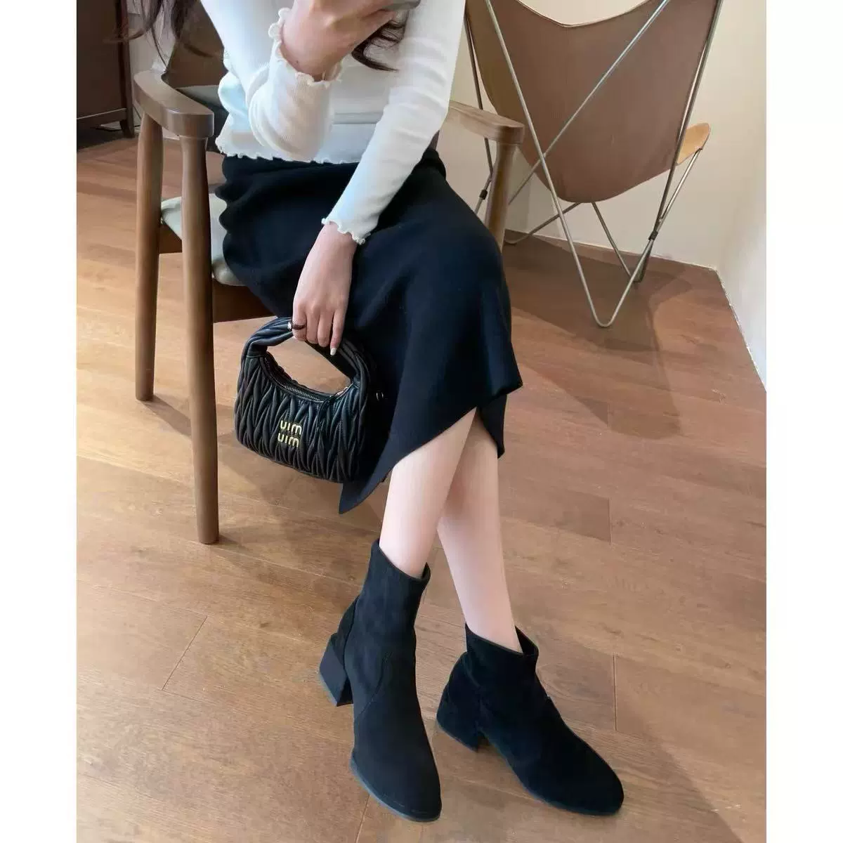 Keep warm winter low boots, french style, 1223x