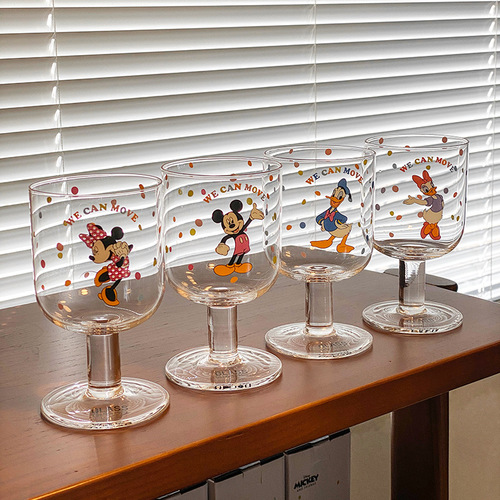 High borosilicate tall glass cup, high-end light luxury milk juice cup, thickened soy milk drink cup, household crystal cup