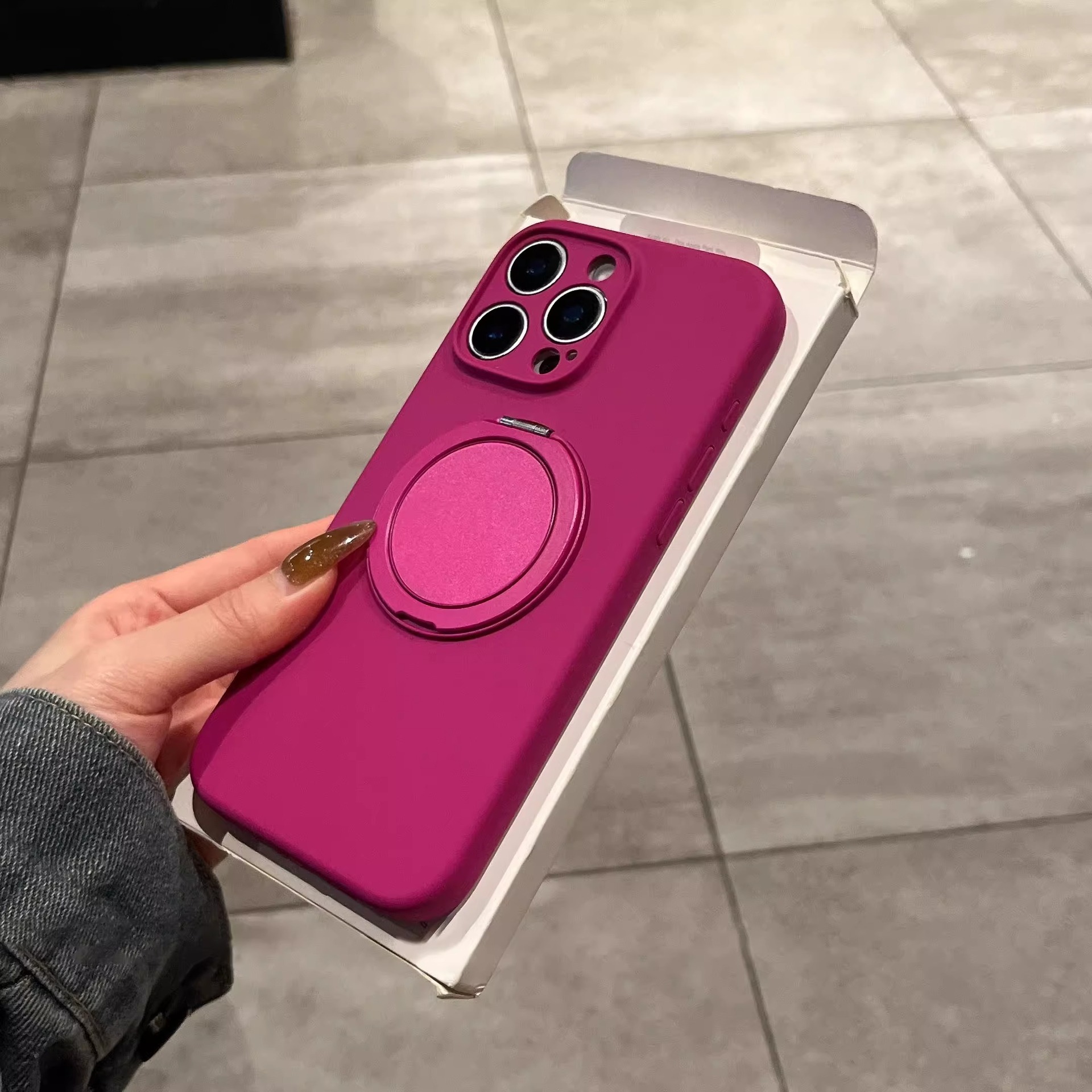 Dragon Fruit-360 soporte magnético-orificio fino líquido cl