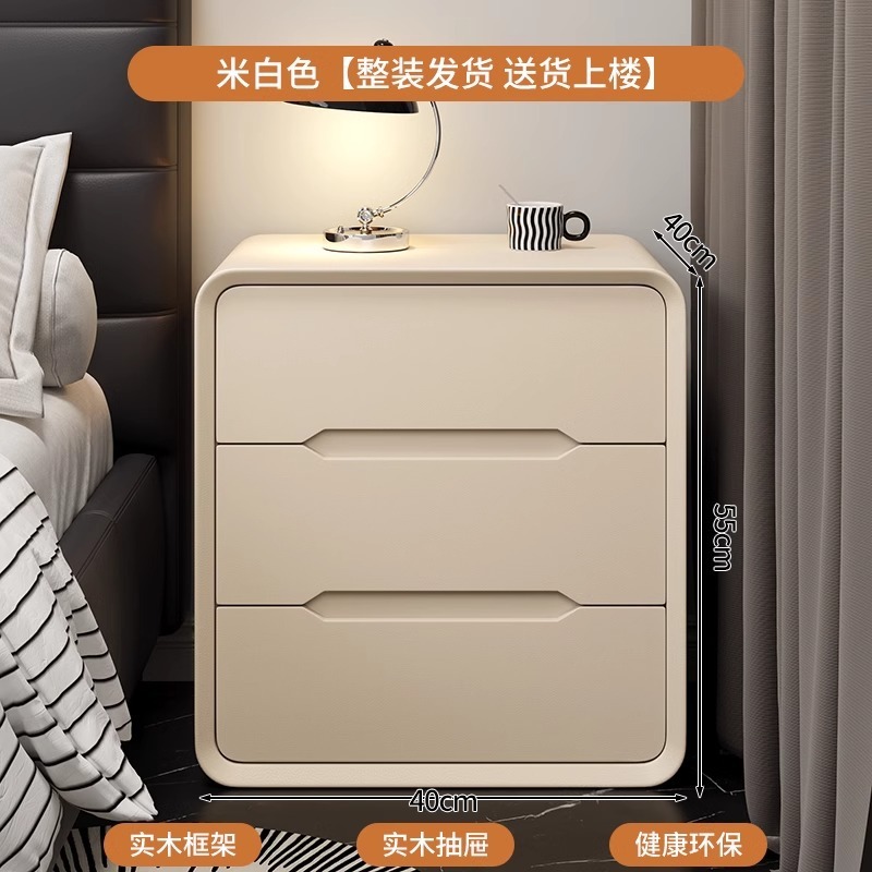 中古风床头柜小户型2025新款实木出租屋家用卧室床头置物架床批发|undefined