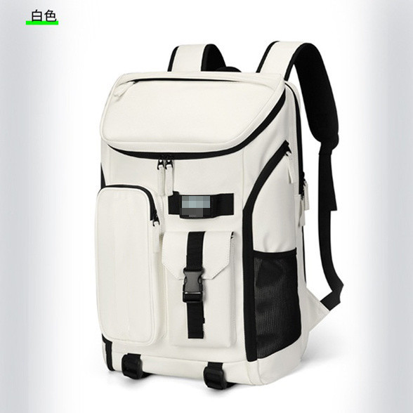 Large-capacity tennis racket sports bag, gym backpack, men's backpack, badminton bag, professional gray and black