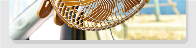 Car Fan 24V for Large Trucks, 12V for Cars, Small Car Electric Fan, Enhanced Type for Strong Wind Inside the Vehicle