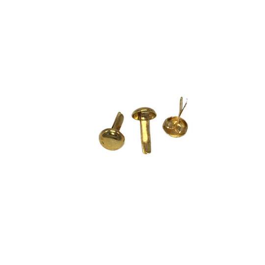 Spot 5mm 4.5mm 8mm round two-legged nails solid color two-legged nails color electroplating paint two-legged nails