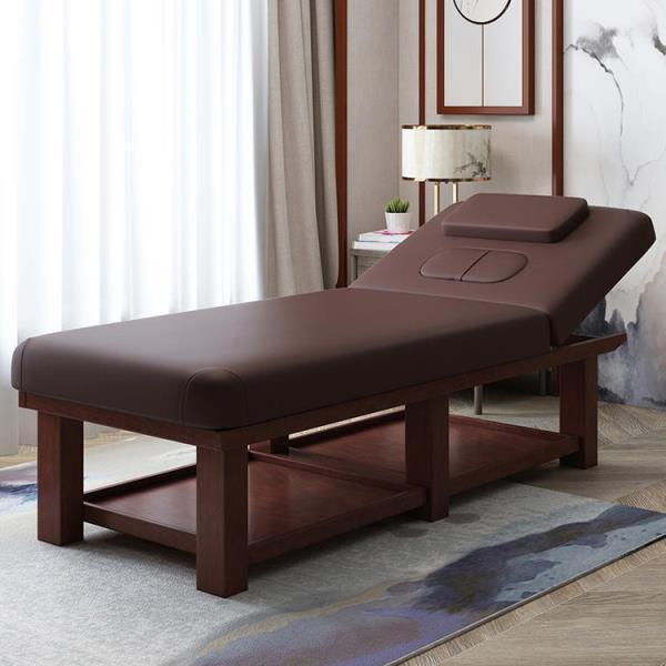 Fábrica directa cama de belleza de madera sólida sala de belleza multifuncional con agujeros de moxibustión cama de fisioterapia cama de masaje de belleza cama de masaje image 20