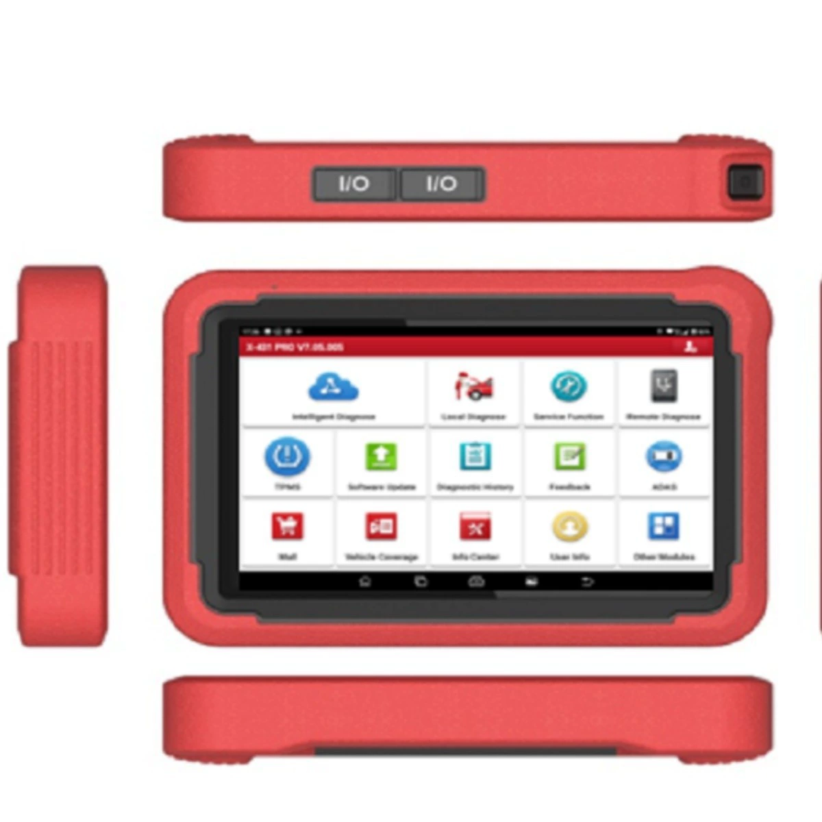 Диагностический сканер LAUNCH X431 Pros V5.0 (зарубежная версия) для автомобилей, считыватель кодов неисправностей OBD