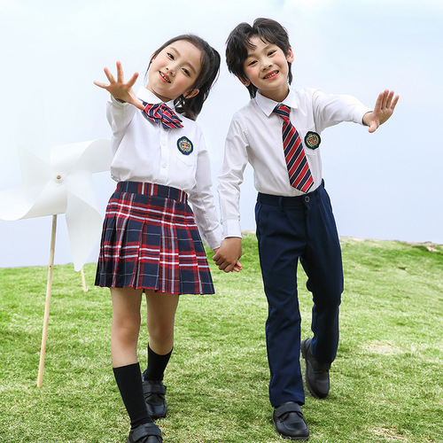 Children's chorus performance clothing British style school uniform poetry recitation performance clothing primary and secondary school students kindergarten uniforms
