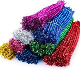 Glittery Rainbow-Colored DIY Twist Sticks, Shiny Twist Sticks, Dazzling Glittery Hair Sticks, Snow White Flower Accessories