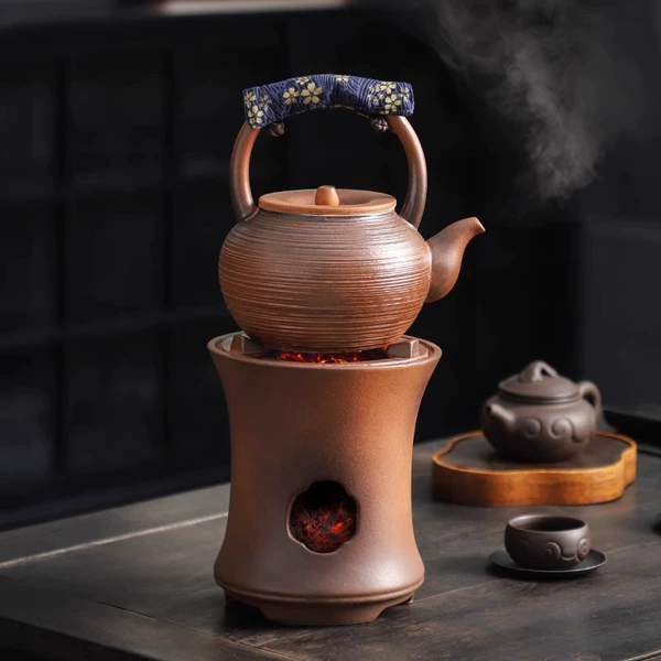 JQM full swing teapot + Xiaomanyao tea charcoal stove