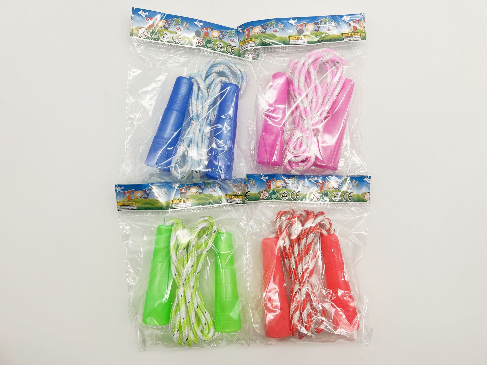 어린이 작은 로프 건너 뛰기 (색 양 비고)