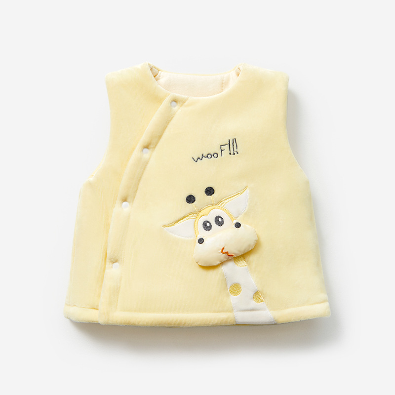 Bebé Chaleco de otoño e invierno los niños acolchado cálido algodón grueso niños y niñas ropa de invierno chaleco exterior chaleco del bebé image 8
