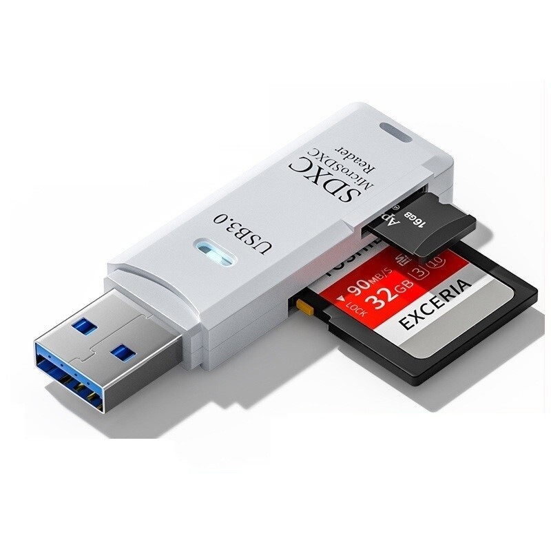 カードリーダーusb3.0高速多機能オールインワンsdカメラメモリカードtf usbコンピュータカードusbカード車載|undefined