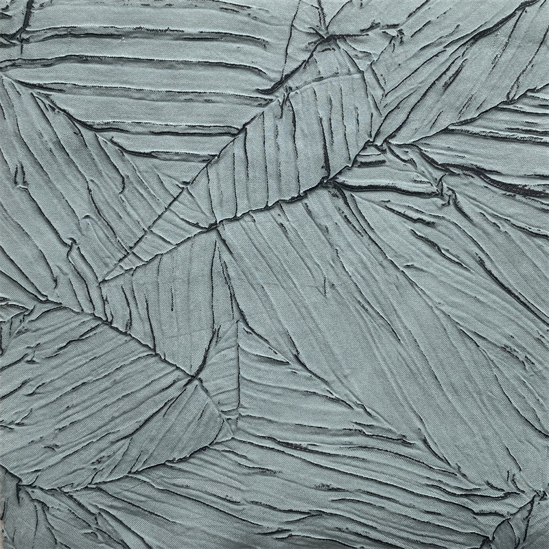 2024新品复合压褶面料连衣裙外套马甲裤子乱褶压花涂层布料批发