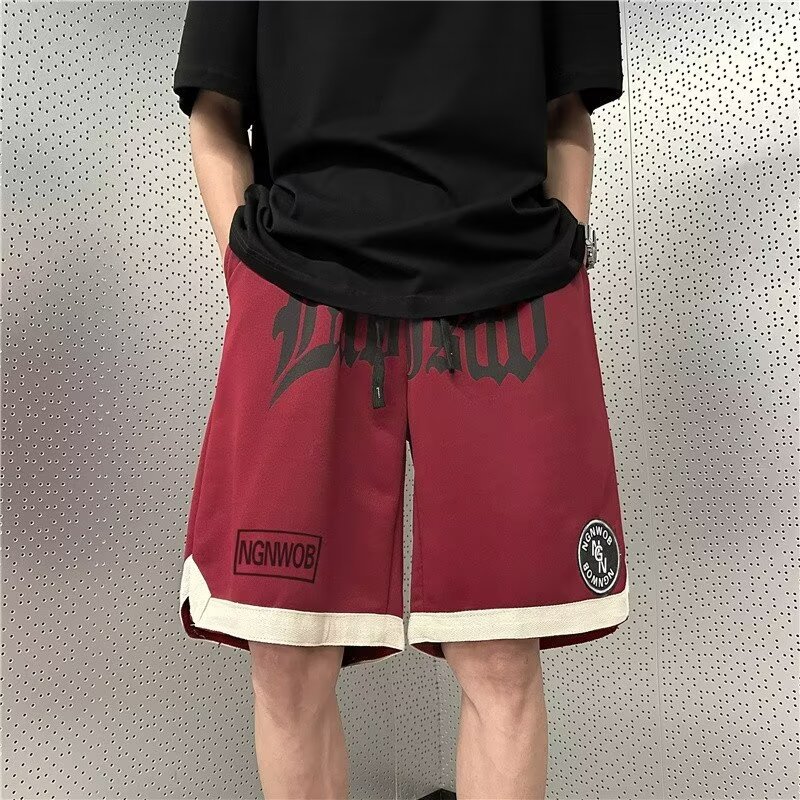 Summer New Teenager American Chinese Pants Men's Trendy Brand Thin Design Sense Niche Loose Sports Casual Pants