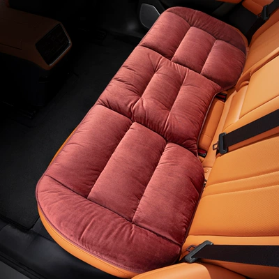 Seat cushion, seat cover | Cover - checkered-flannel-volcanic-red-back-row-1-piece