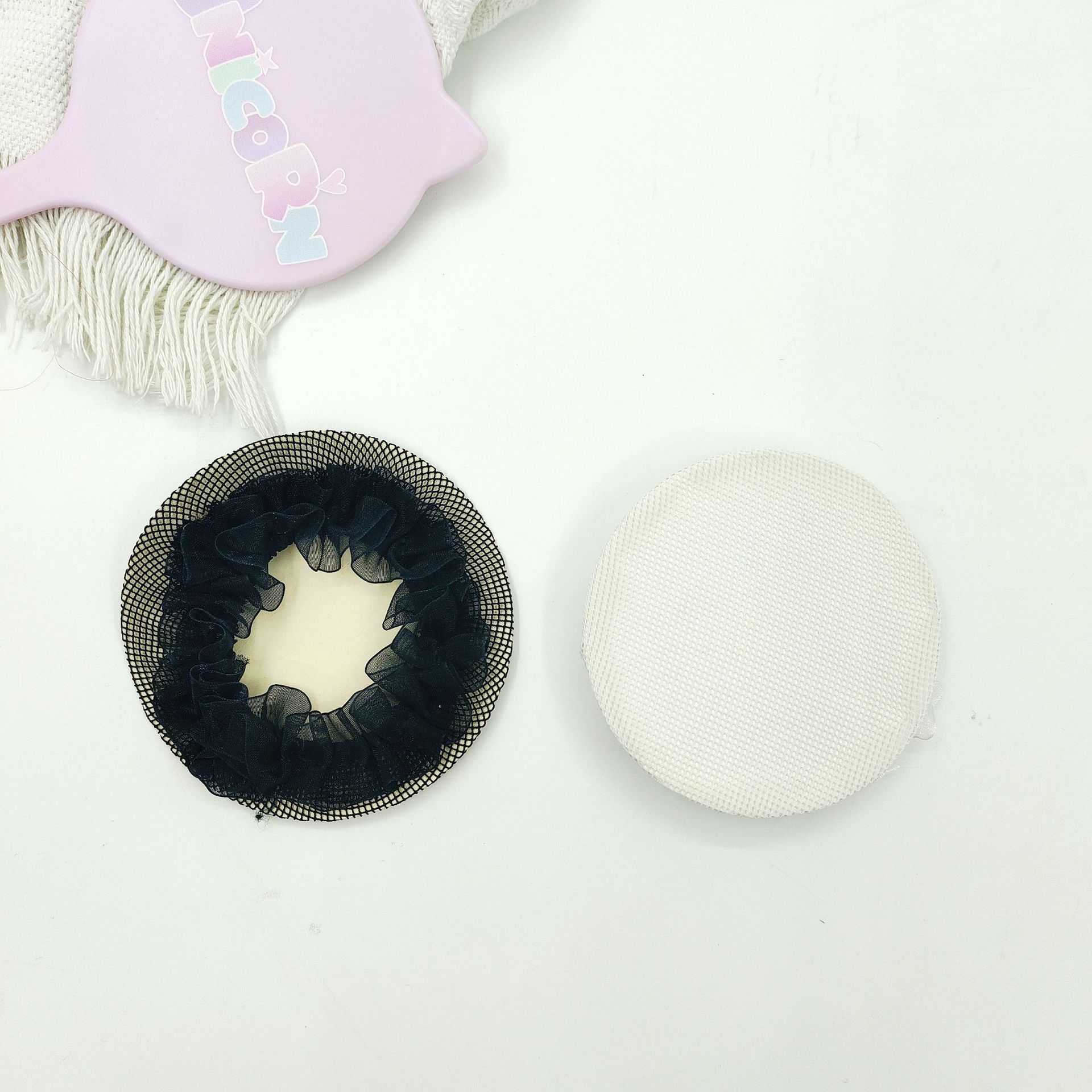 Cross-Border French Open Stewardess Hair Net Net Bag Girl Ball Head Princess High-End Hair Accessories Dance Performance Headdress Hair Net