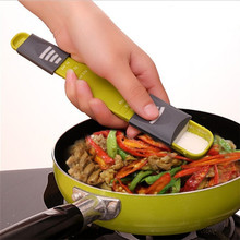 跨境八檔烘焙刻度計量勺可調節量克勺 奶粉定量勺子廚房工具量勺