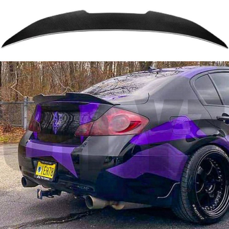 Suitable for Infiniti 07-15 G37 Q40 Modified and Upgraded Rear Wing Top Wing Fixed Wind Wing