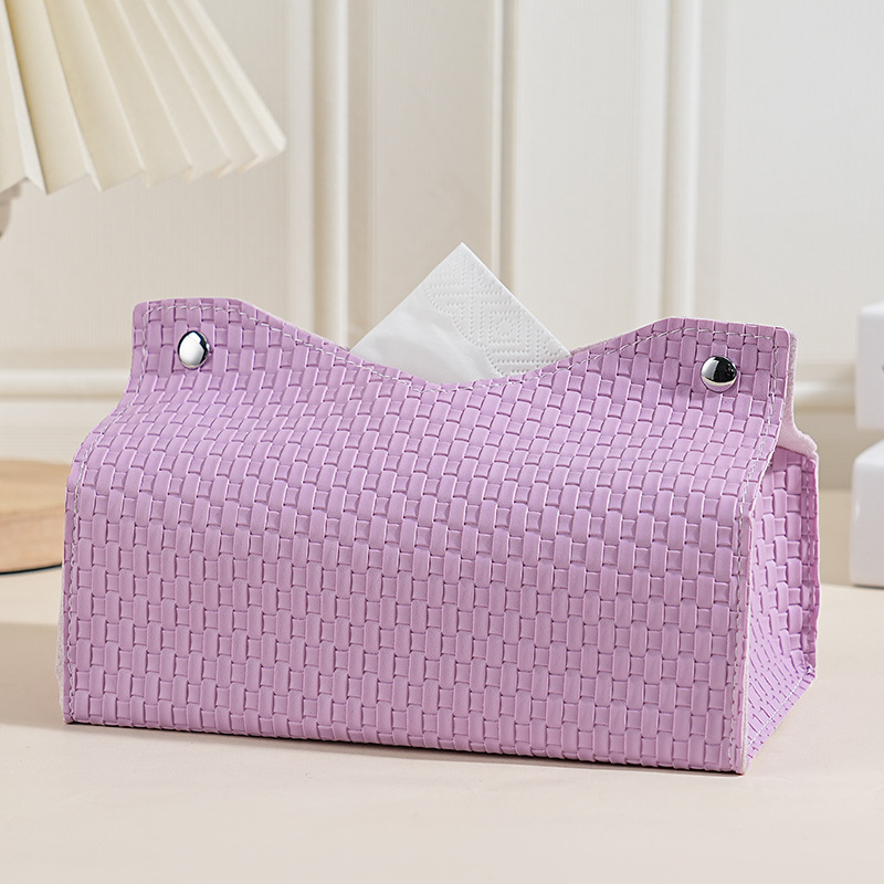 Transfronterizo suministro directo caja de toallas de cuero nórdico caja de toallas creativas caseras automóviles PU caja de dibujo de escritorio