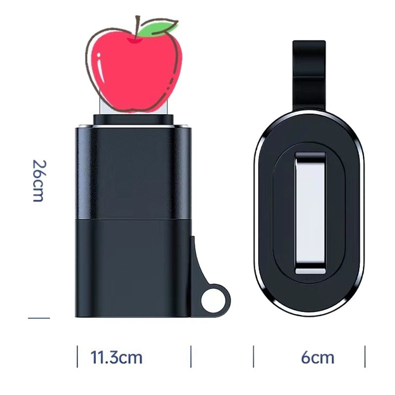 Применимо к адаптеру Apple OTG Беспроводной микрофон Type-C-адаптер Apple, аудиоконвертер гарнитуры