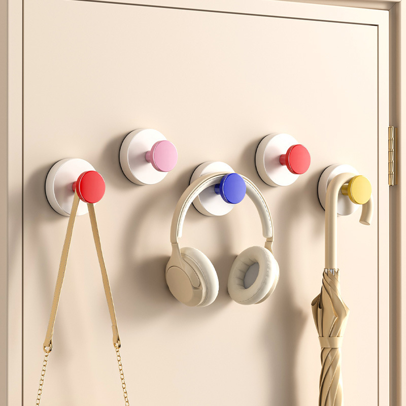 Suction Cup Hook Behind the Door, Strong Adhesive, No Punching, Bathroom Storage Rack Hook, Entry Door Clothes Hanger, Towel Storage Suction Cup Hook Behind the Door, Strong Adhesive, No Punching, Bathroom Storage Rack Hook, Entry Door Clothes Hanger, Towel Storage