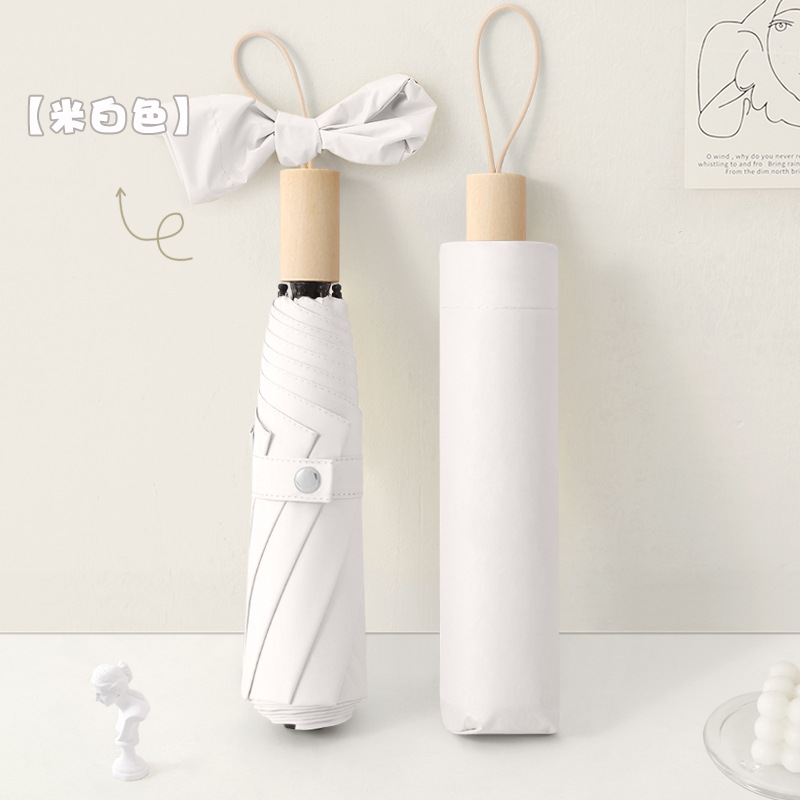 Diseñador de paraguas plegables para estudiantes anti-UV protección solar para mujeres sol y lluvia doble uso paraguas plegables al por mayor