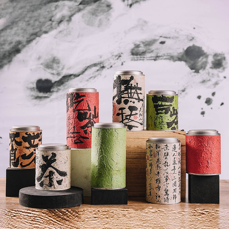 茶叶罐傣族手工棉手工书写小青柑散茶普洱茶岩茶红茶罐马口铁