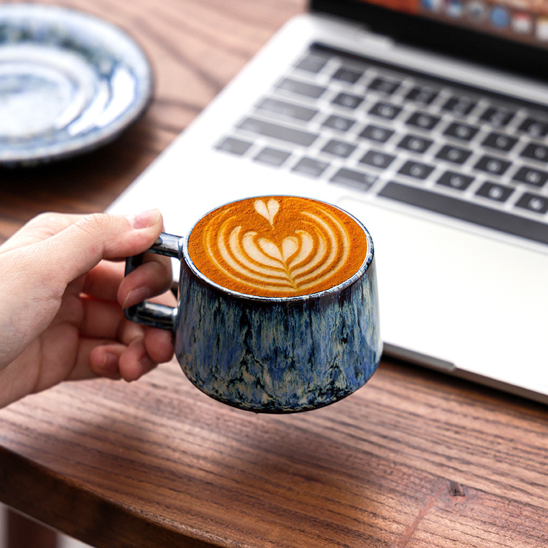 Exclusive For Middle East Saudi Ceramic Espresso Top Quality And Saucer Set Latte Art Afternoon Tea Cup_voghion.com