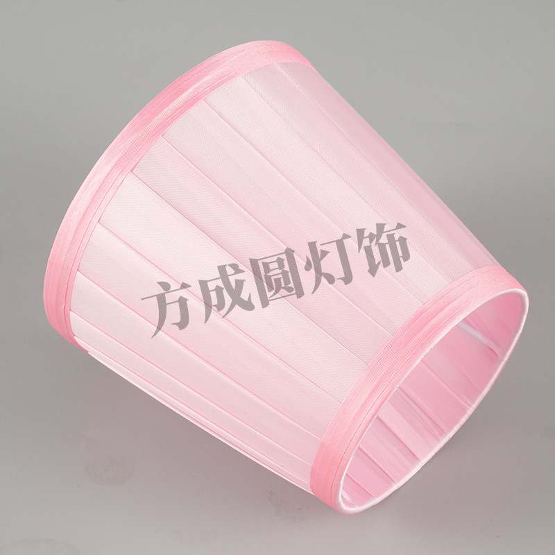 Lámpara de tela pliegada transfronteriza moderna simple accesorios de lámparas versátiles cubierta de cubierta del estudio dormitorio lámpara de cabezal de cama