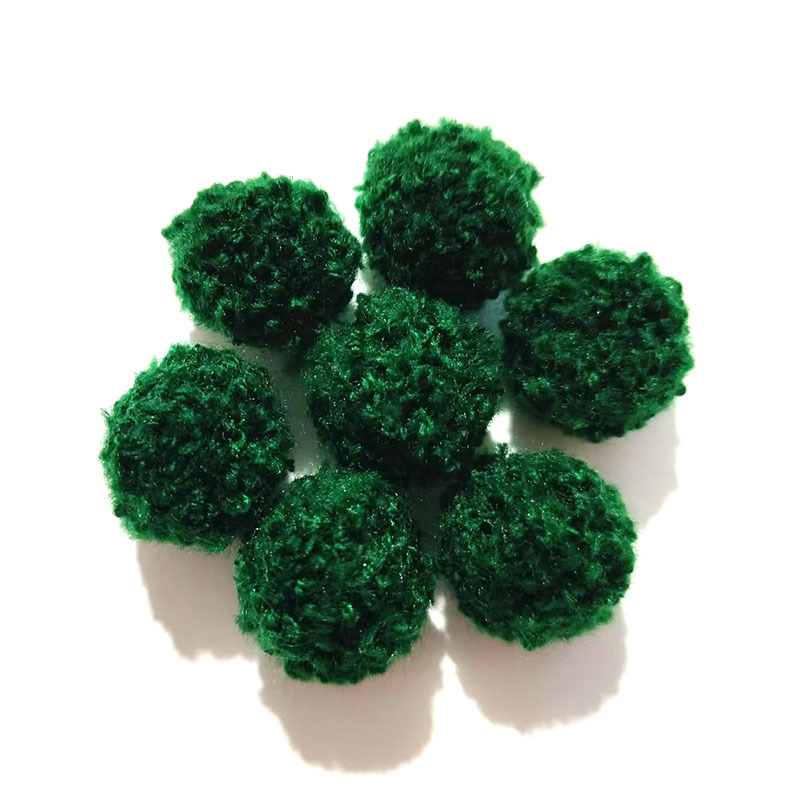 16호 다크그린*2cm 테디볼