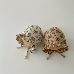 秋南 韓國嬰兒帽子2024秋冬時尚ins新款公主護囪門寶寶護耳帽批發