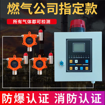 工業防爆可燃氣體探測控制報警器有毒有害氣濃度泄露檢測儀