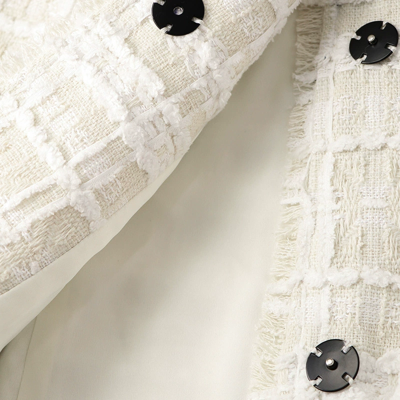 Осенний модный маленький кардиган, стиль Chanel