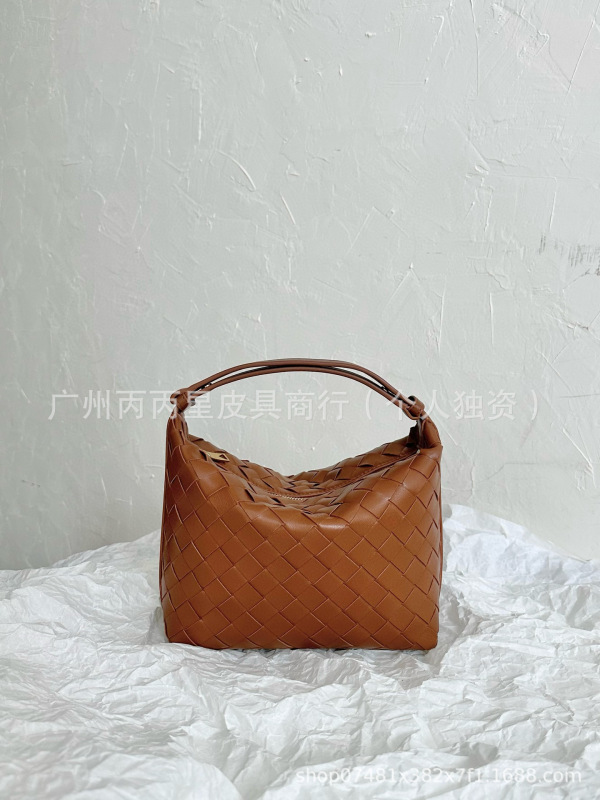 原厂小羊皮 DIVANI新款 Wallacewallace便当饭盒包编织包手提女包|undefined