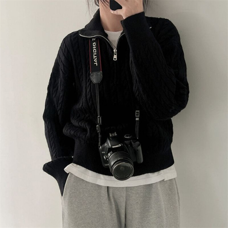 Casual Style Wholesale Women's Casual Solid Color Long Sleeve Sweaters & Cardigans