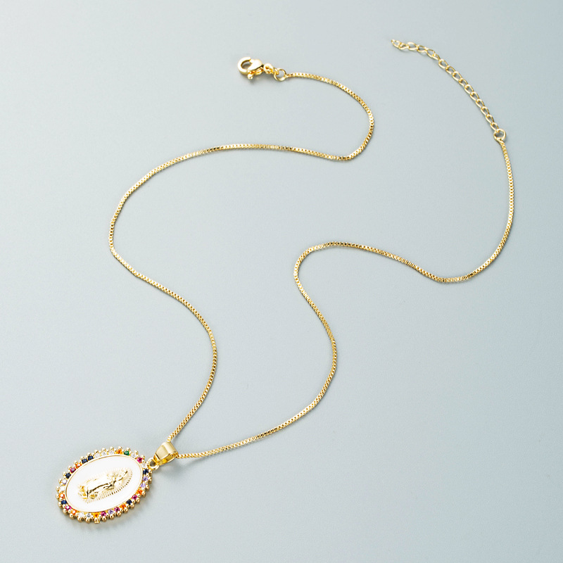 Animal Fashion Copper Necklace Wholesale display picture 4